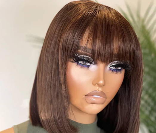 Fringe. Bangs 100% human hair